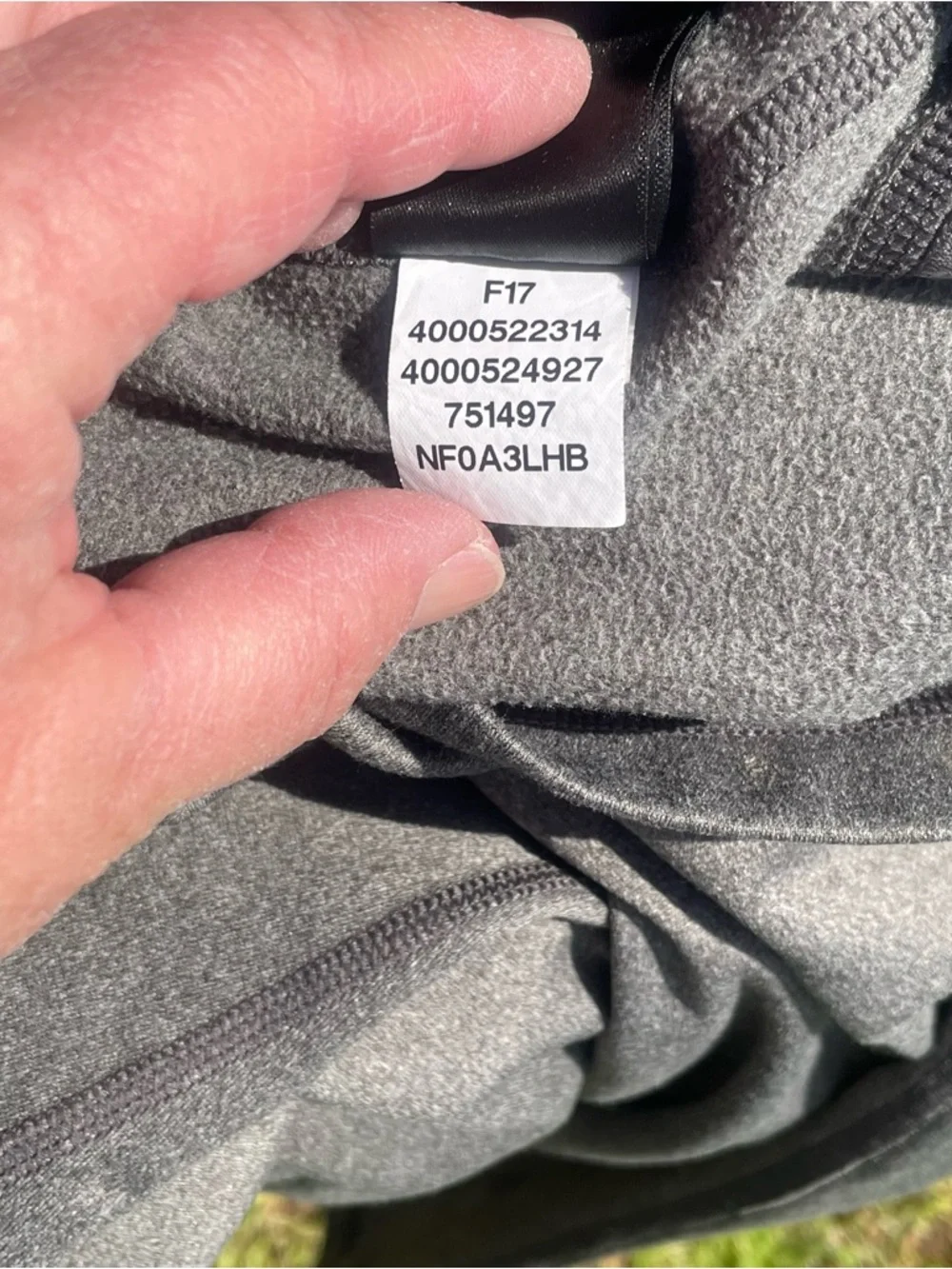 The North Face‎ Men's XXL Pullover Lightweight Quarter-Zip Shirt Jacket Dk Gray